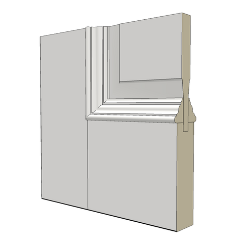 1-¾" MDF Corner Samples