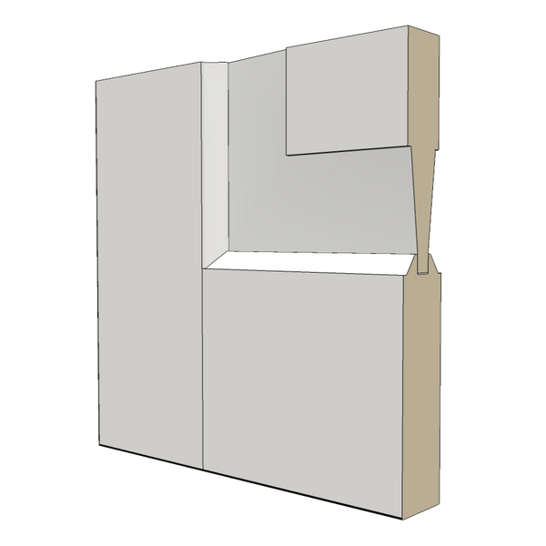 1-¾" MDF Corner Samples