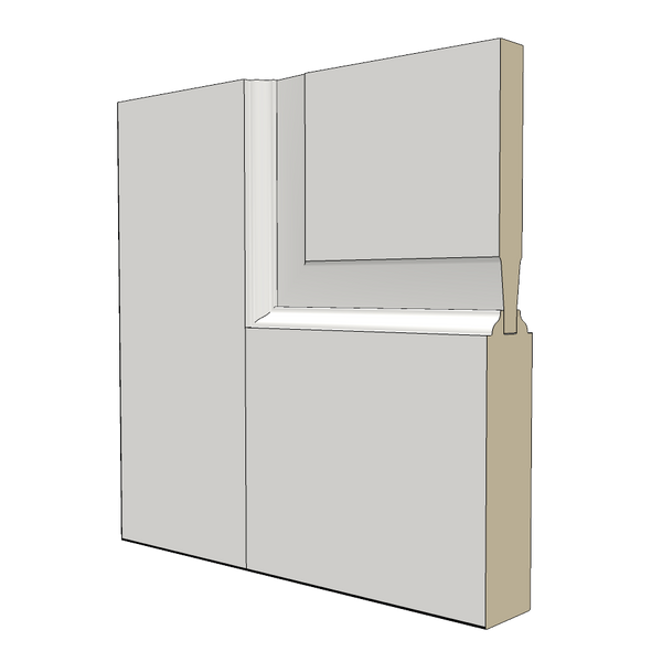 1-⅜" MDF Corner Samples