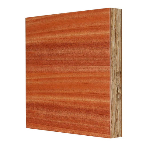 1-¾" mahogany flush door corner sample