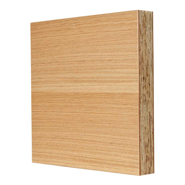 1-¾" rift sawn white oak flush door corner sample