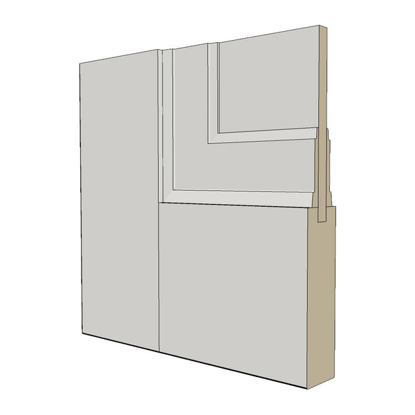 Tiered Moulding Corner Sample